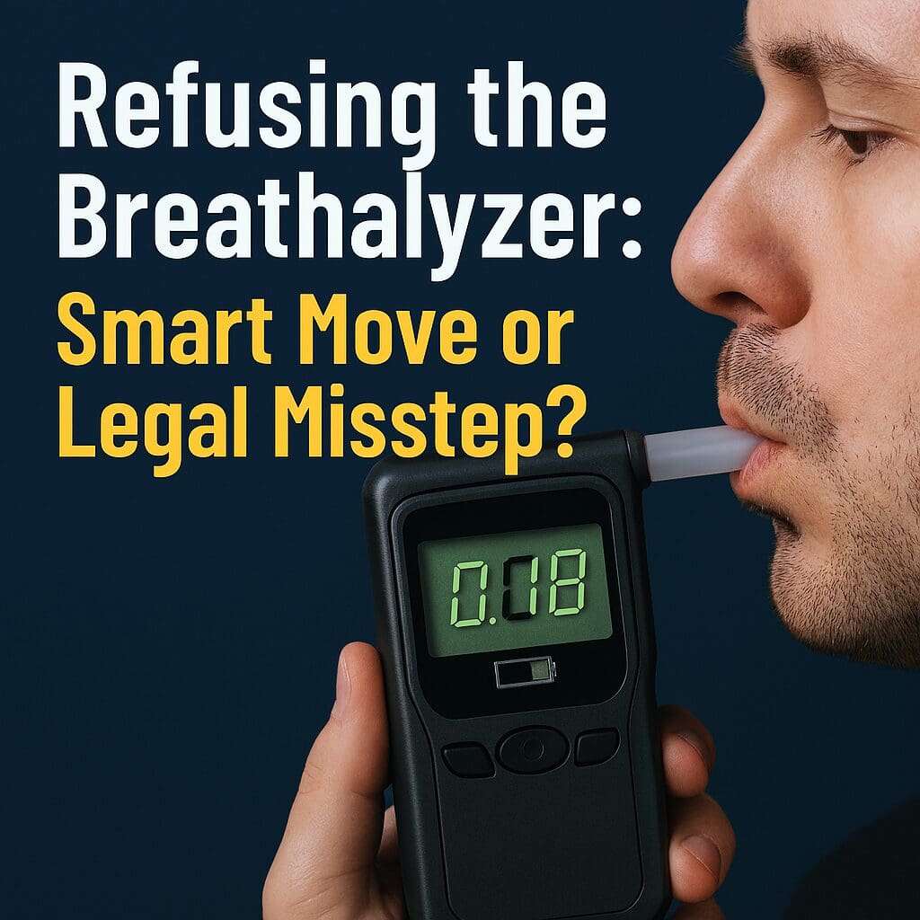 Refusing the Breathalyzer: Smart Move or Legal Misstep